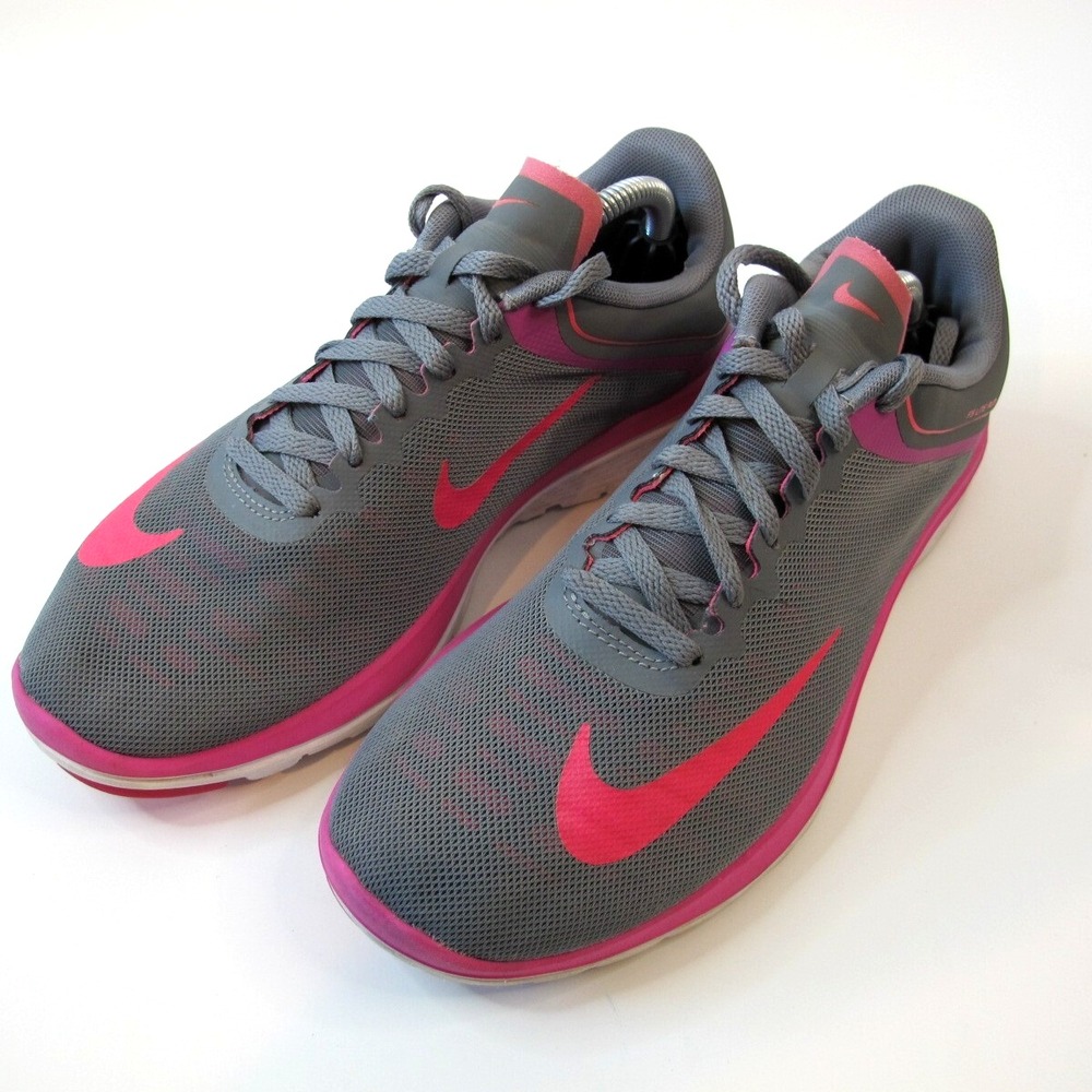 Nike Fitsole Fs Lite Run 852448-002 Running Sneakers Shoes Gray Pink Women's 7.5